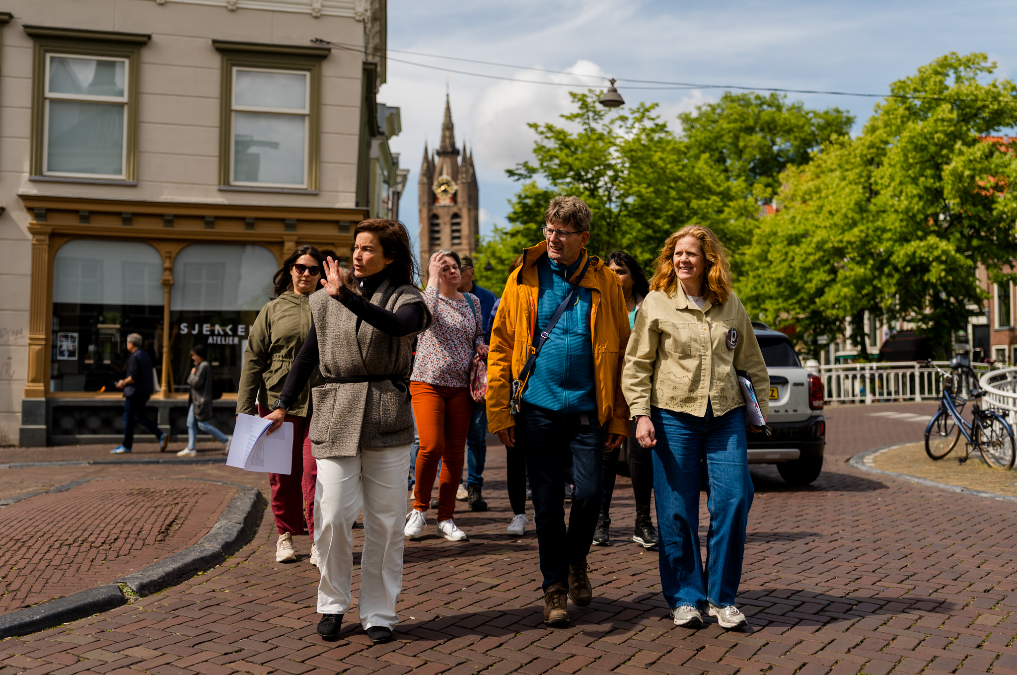 Wandeling door de binnenstad van Delft